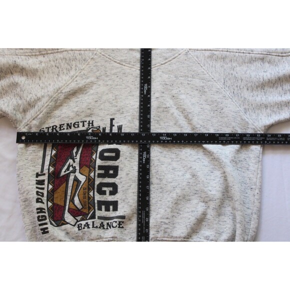 Vintage 90s Avenues By Street Scenes New Force Gray Sweatshirt Sweater Size L - Picture 9 of 11